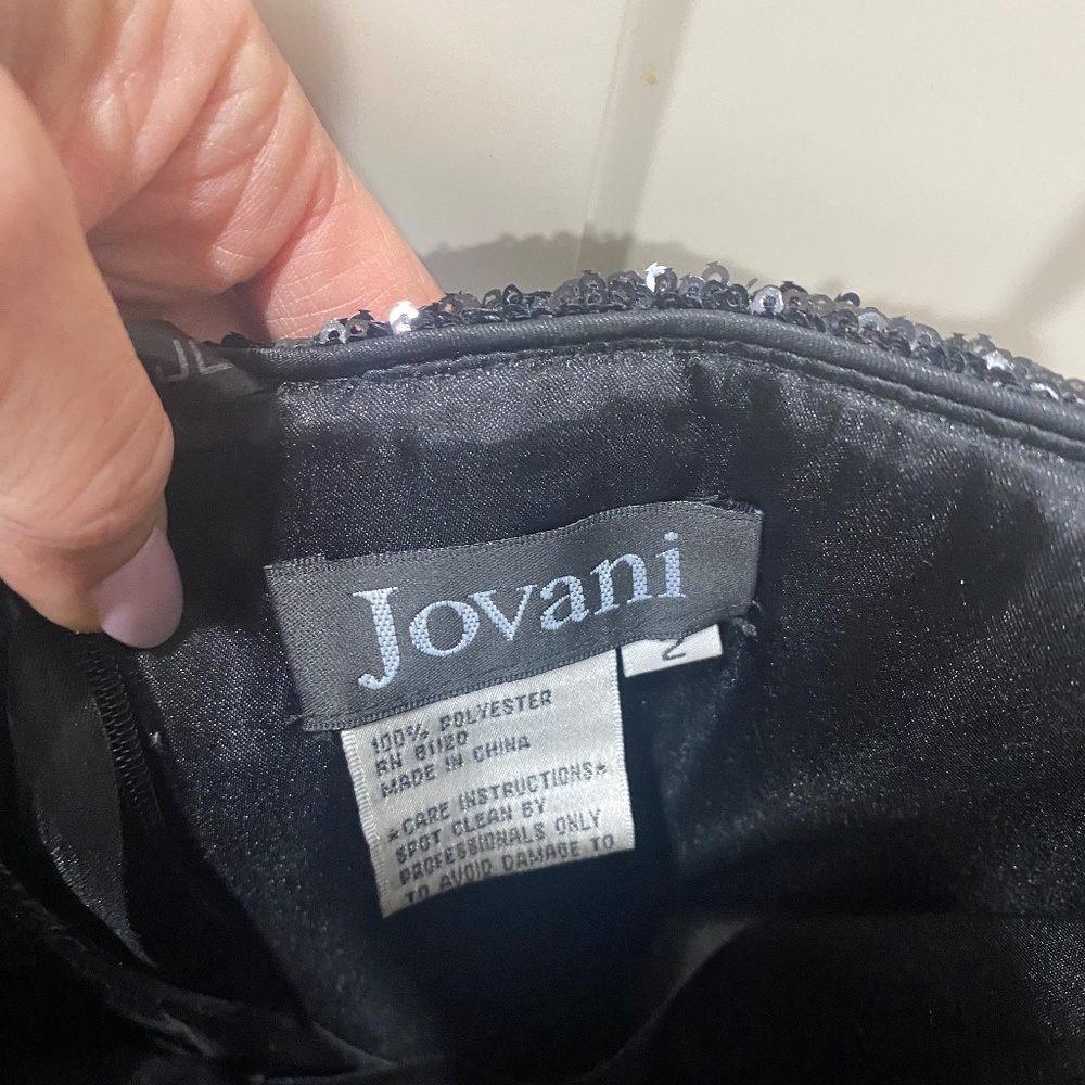 Gorgeous Jovani Feathered Cocktail Dress - Picture 2 of 4